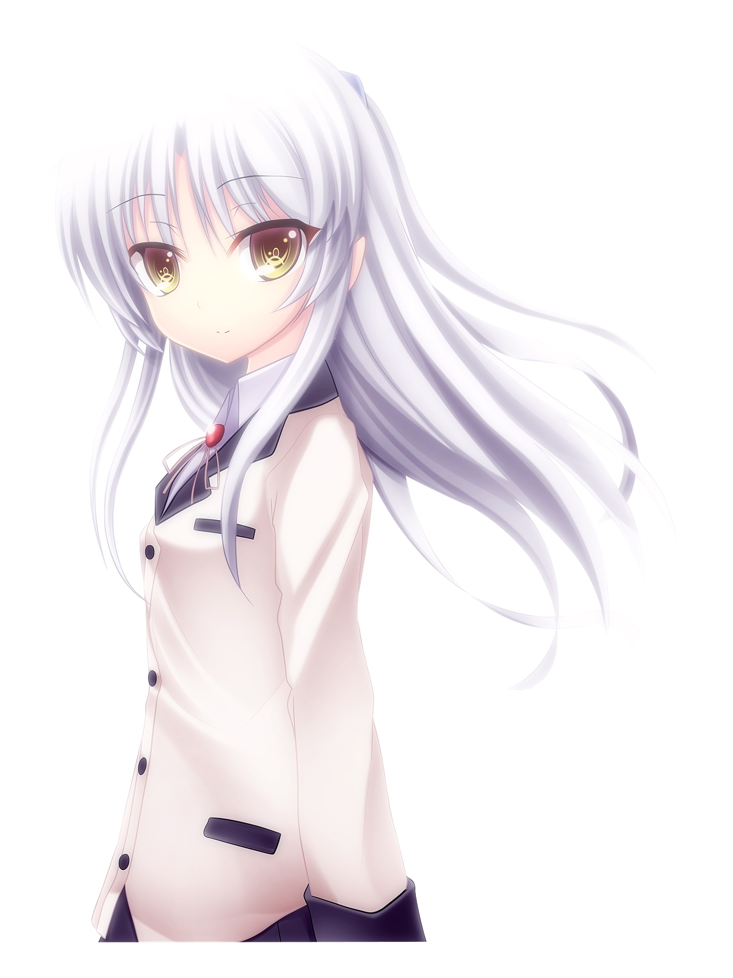 Personnage Manga Fille Cheveux Blanc