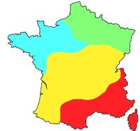 Climate Map France
