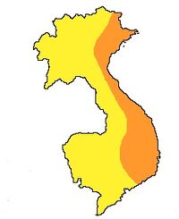 Climate Map Indochina
