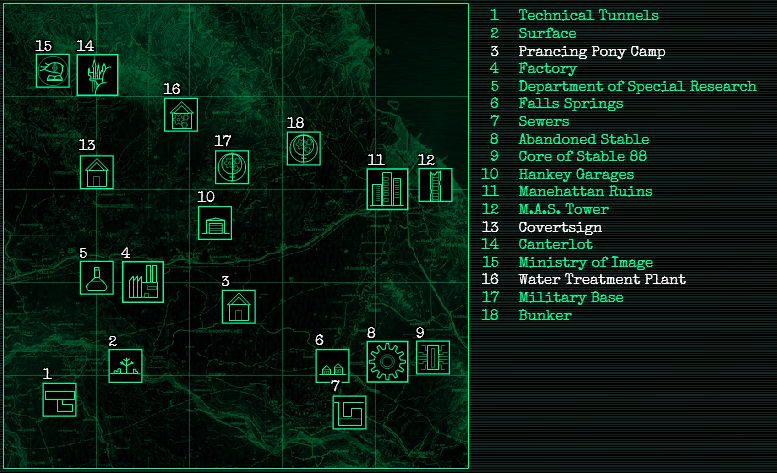 Карта фоллаут эквестрии - 83 фото