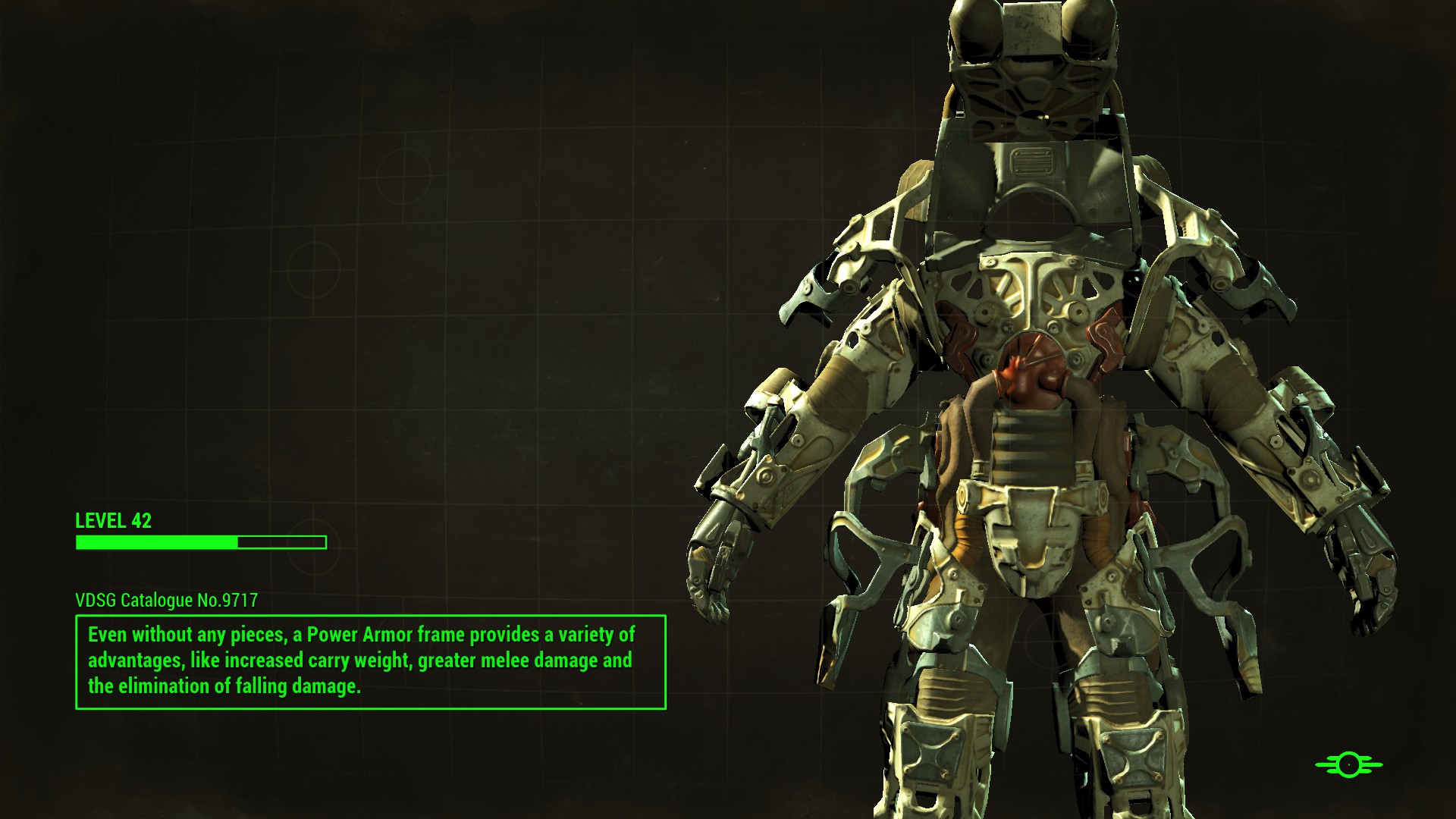 Image Front Power Armor Frame Fallout Wiki Fandom Powered By Wikia