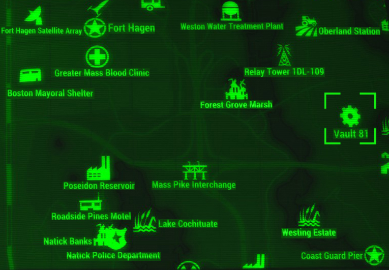 fallout shelter what settlement is closest to vault 111