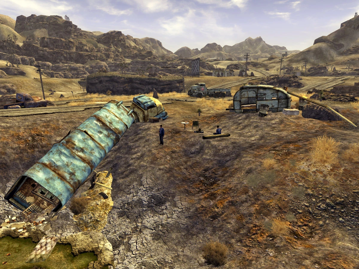 Powder Ganger camp west Fallout Wiki FANDOM powered by Wikia