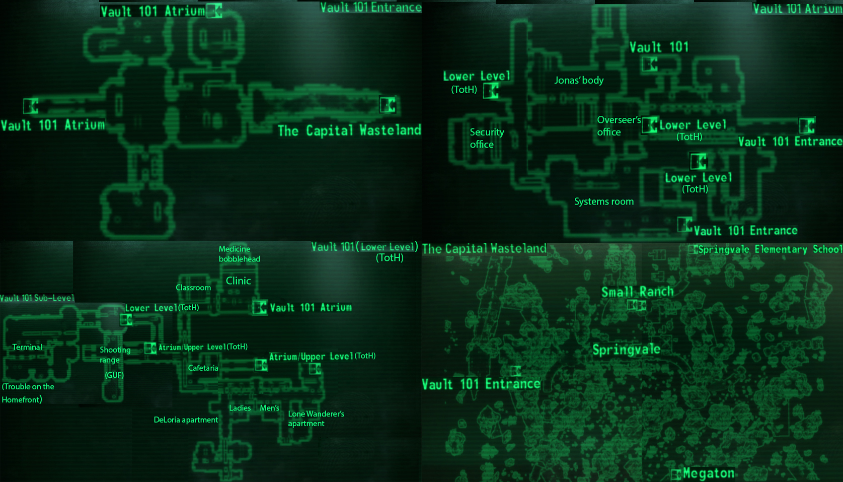 Image - Vault 101 local map.jpg | Fallout Wiki | FANDOM powered by Wikia