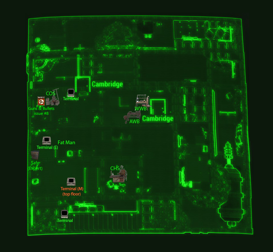 Fallout 4 Railroad Location Map