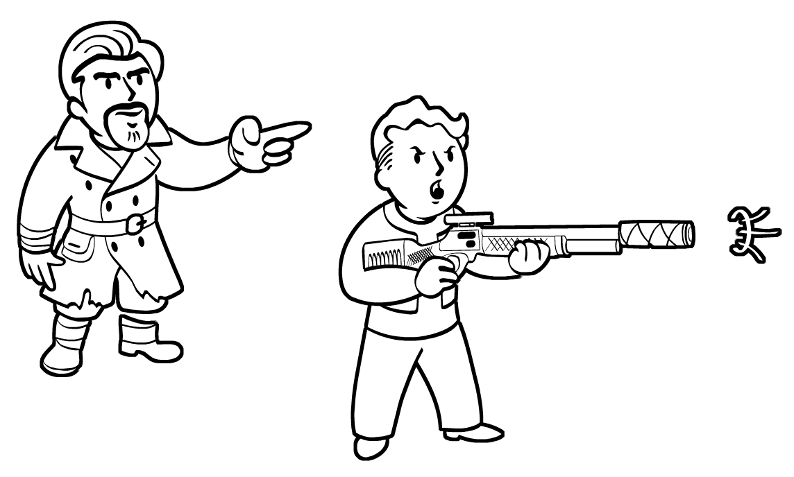 Fallout Sniper Coloring Pages Fallout Sniper Coloring Pages