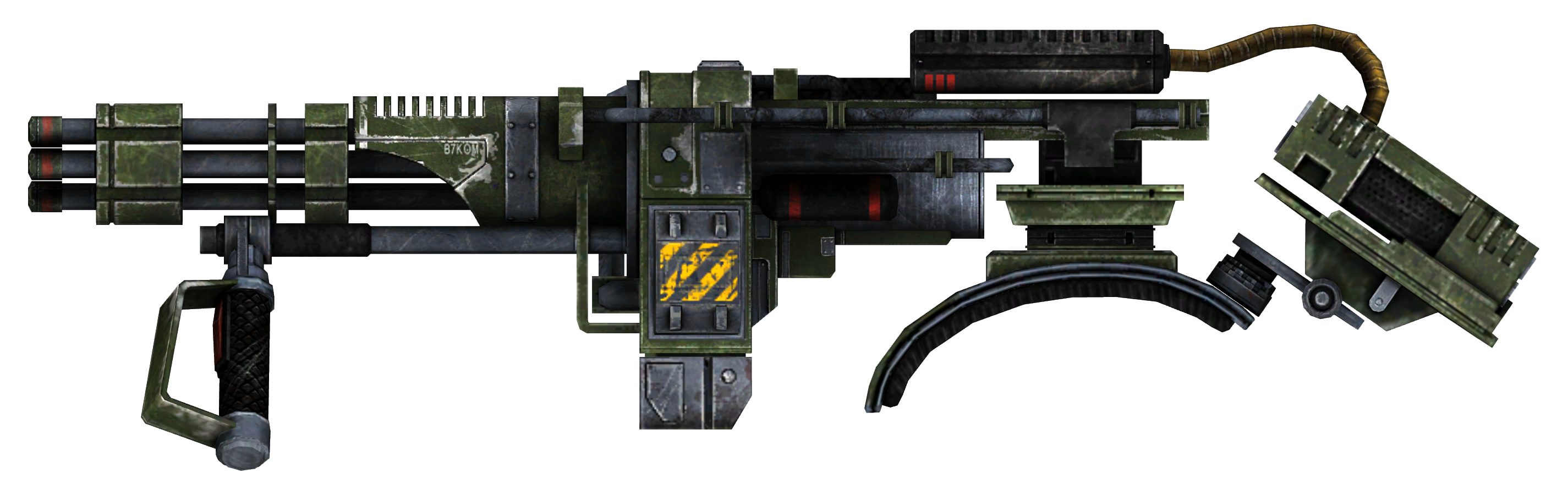 Shoulder Mounted Machine Gun Fallout Wiki Fandom - mini gun id code for roblox