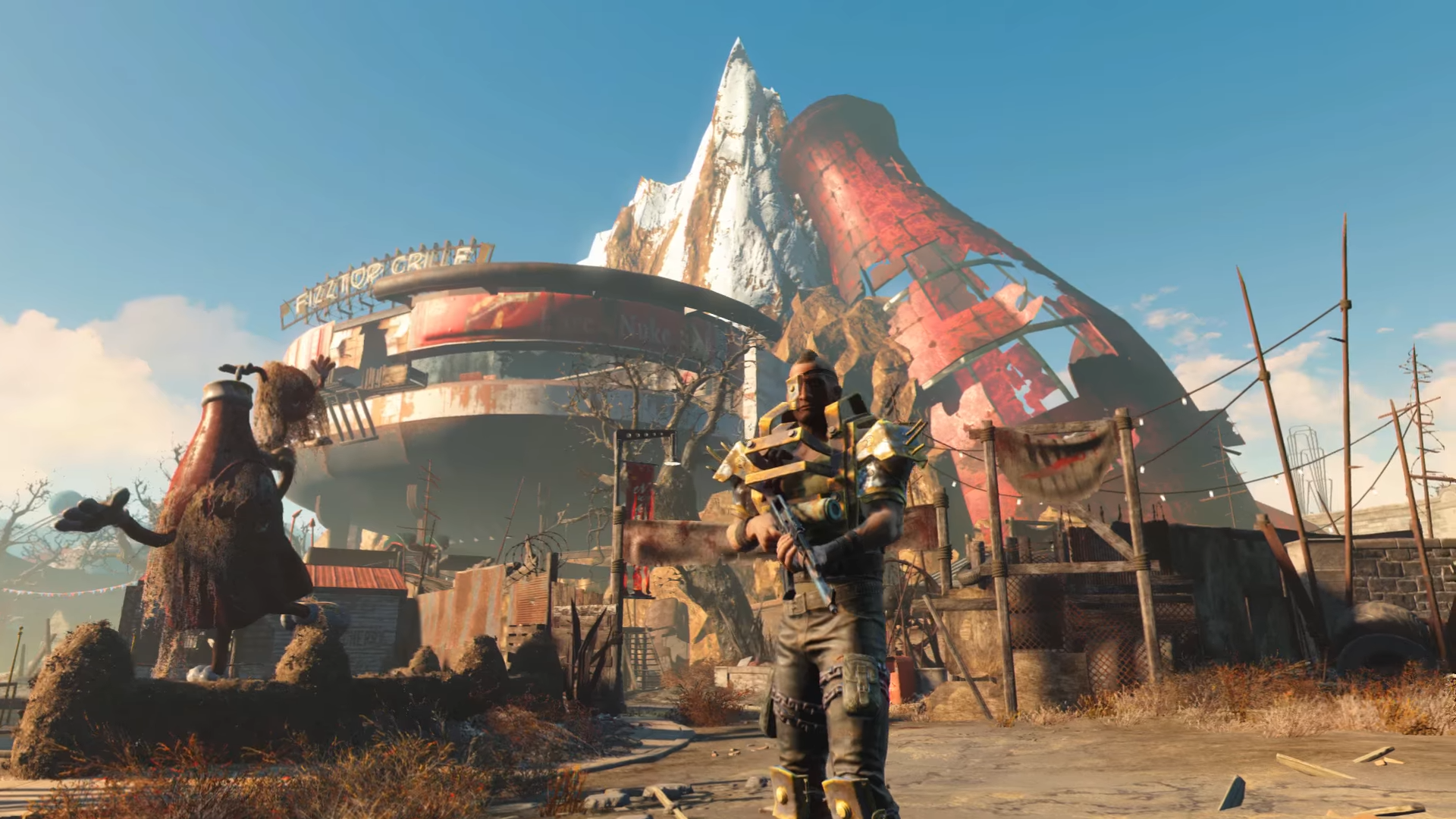 Fallout 4 последнее дополнение. Fallout 4: Nuka-World. Фоллаут 4 Nuka World. Nuka World рейдеры. Фоллаут 4 дополнения Nuka World.