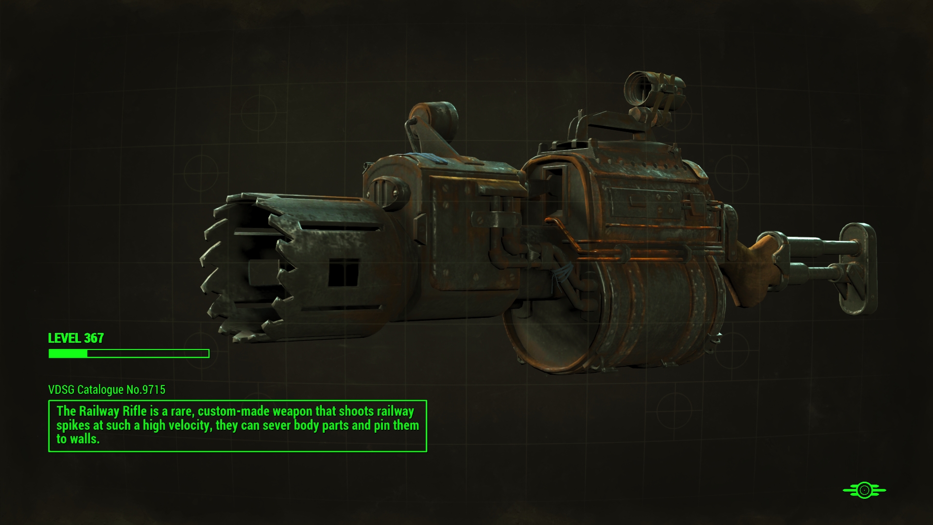 Fallout 4 железнодорожная винтовка фото 1