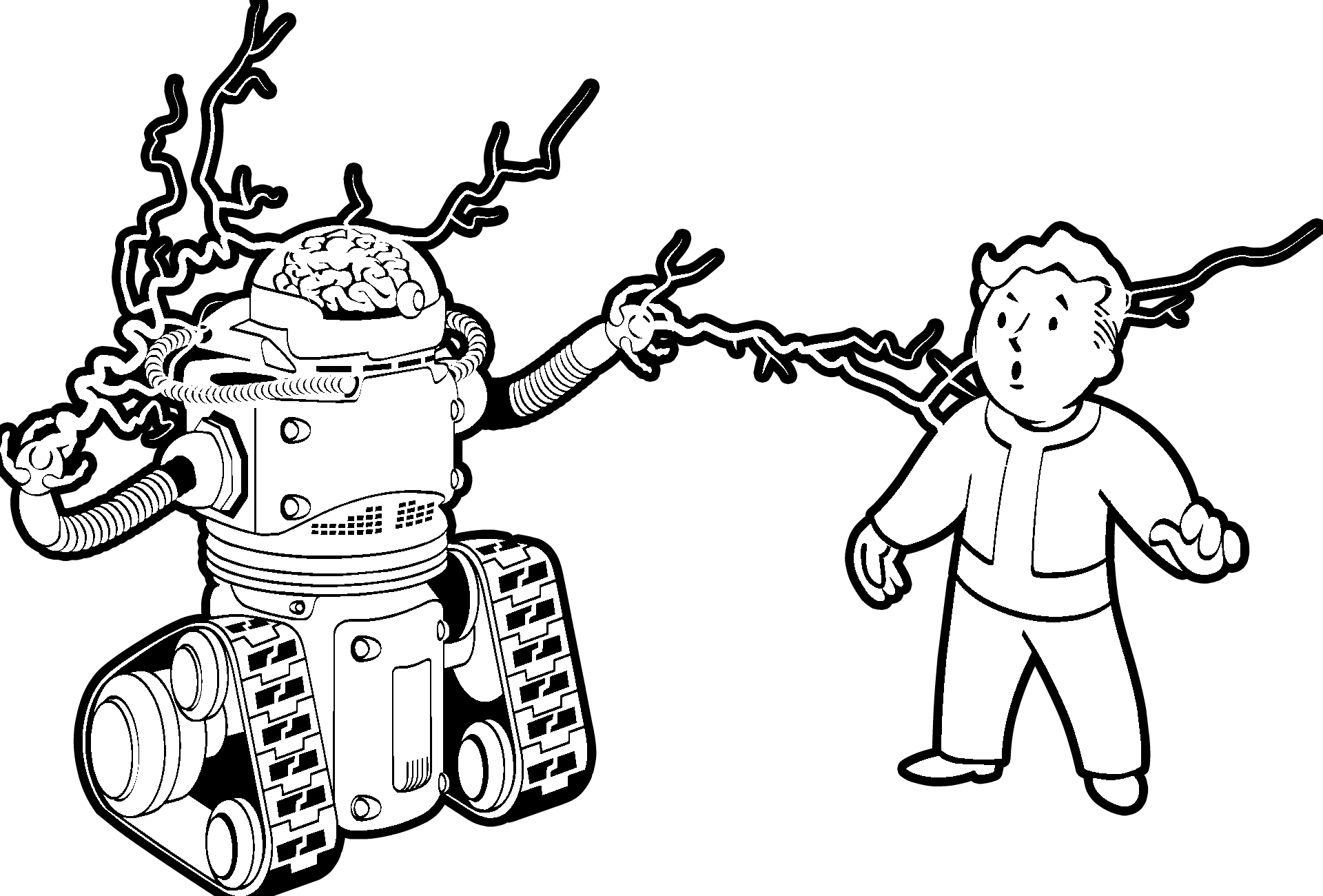 Fallout 4 раскраска института фото 118