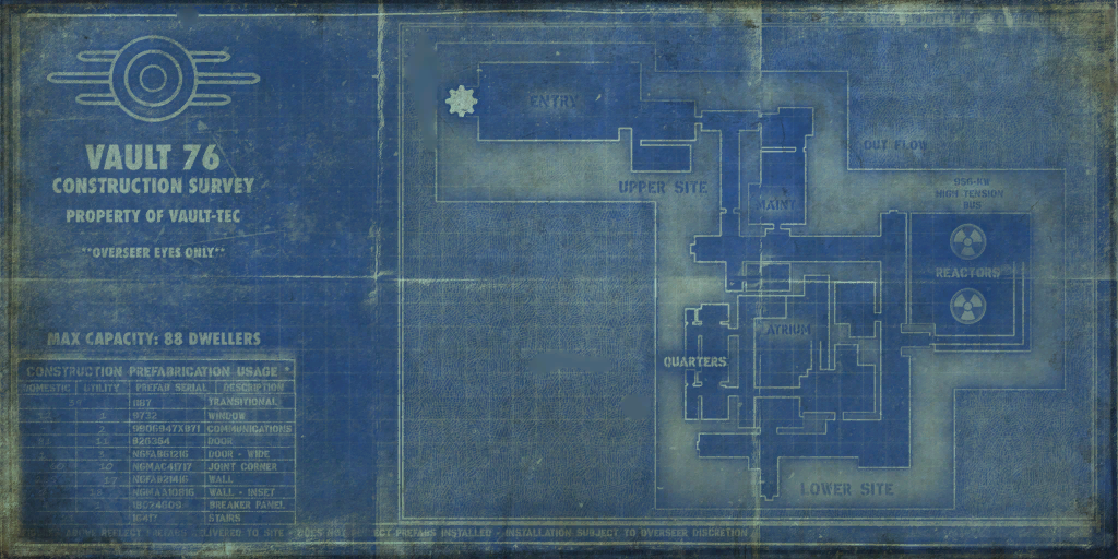 Фоллаут 76 убежище 51 ключ карта