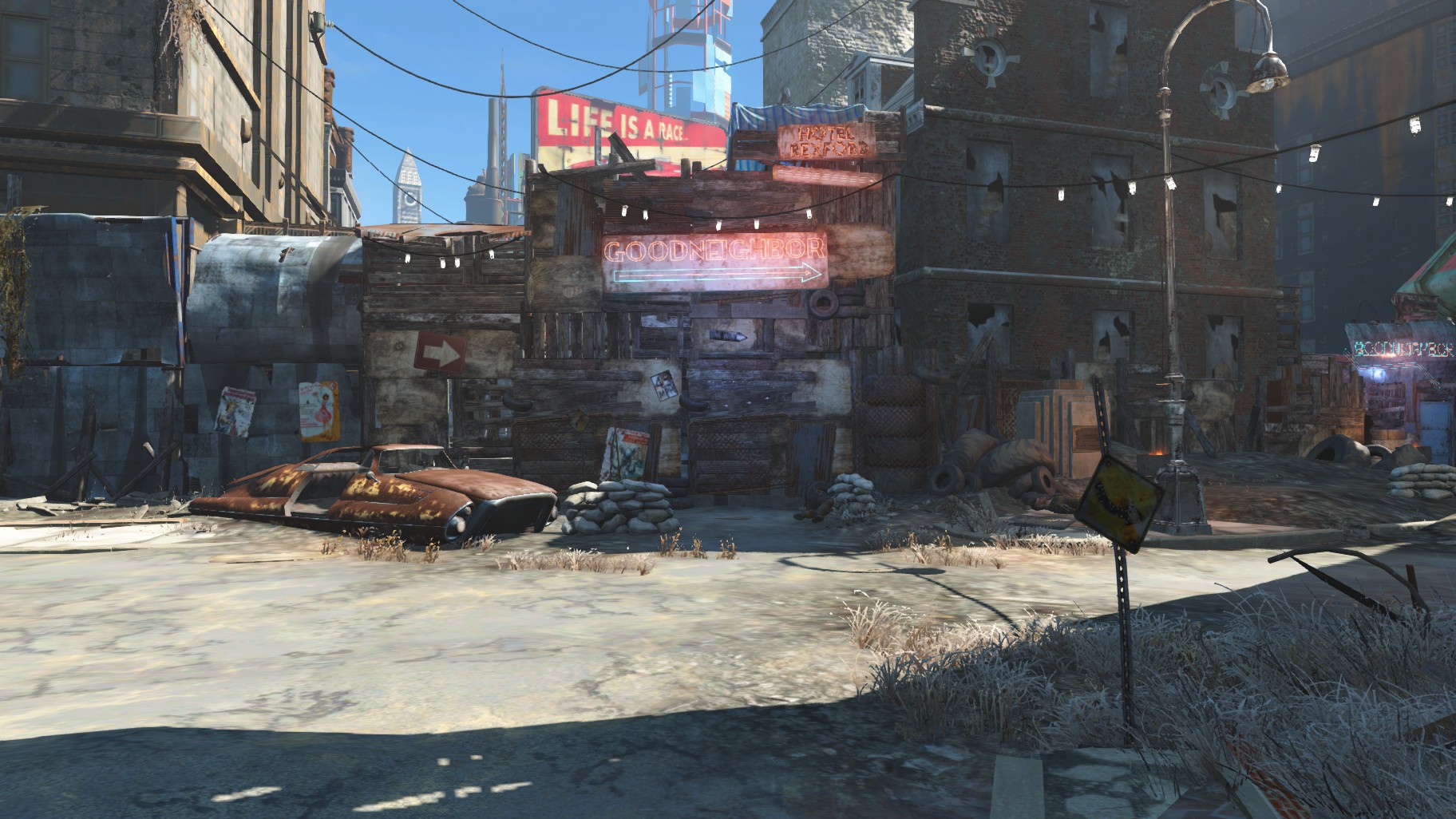 Fallout 4 добрососедство гангстеры фото 29