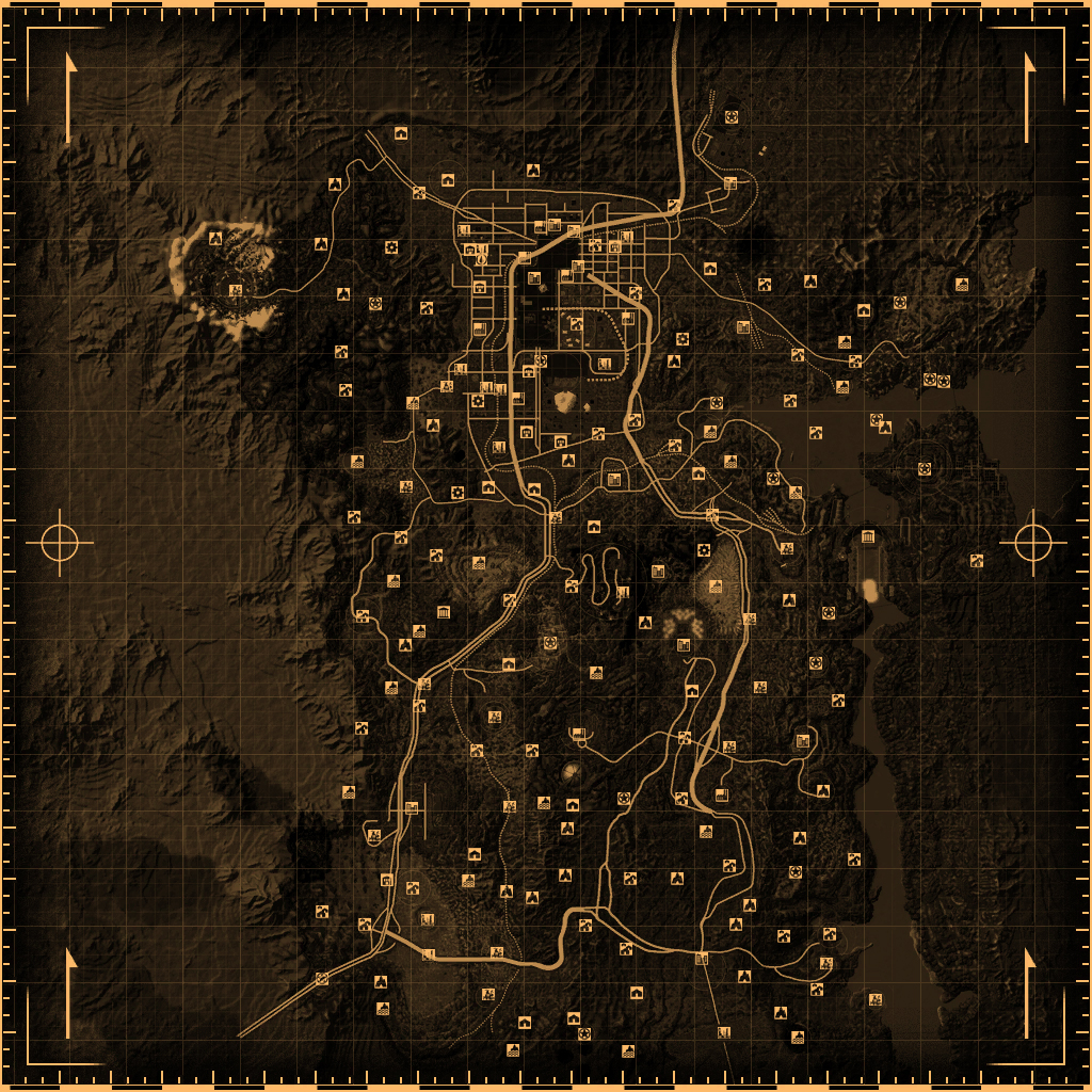 fallout new vegas world map all locations Fallout New Vegas Locations Fallout Wiki Fandom fallout new vegas world map all locations