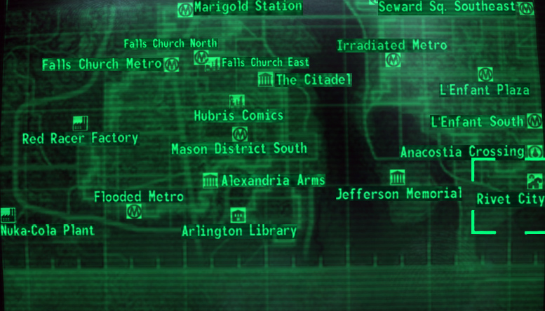 cities in fallout 3