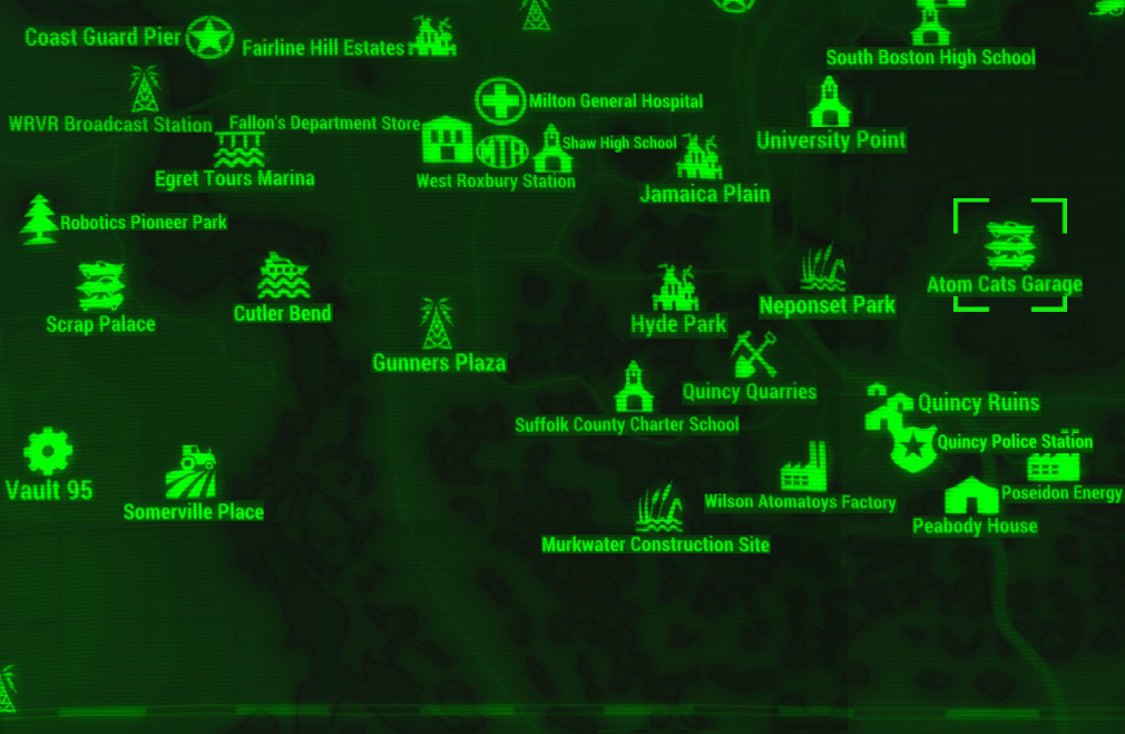 Image - Atom Cats garage map.png | Fallout Wiki | FANDOM powered by Wikia