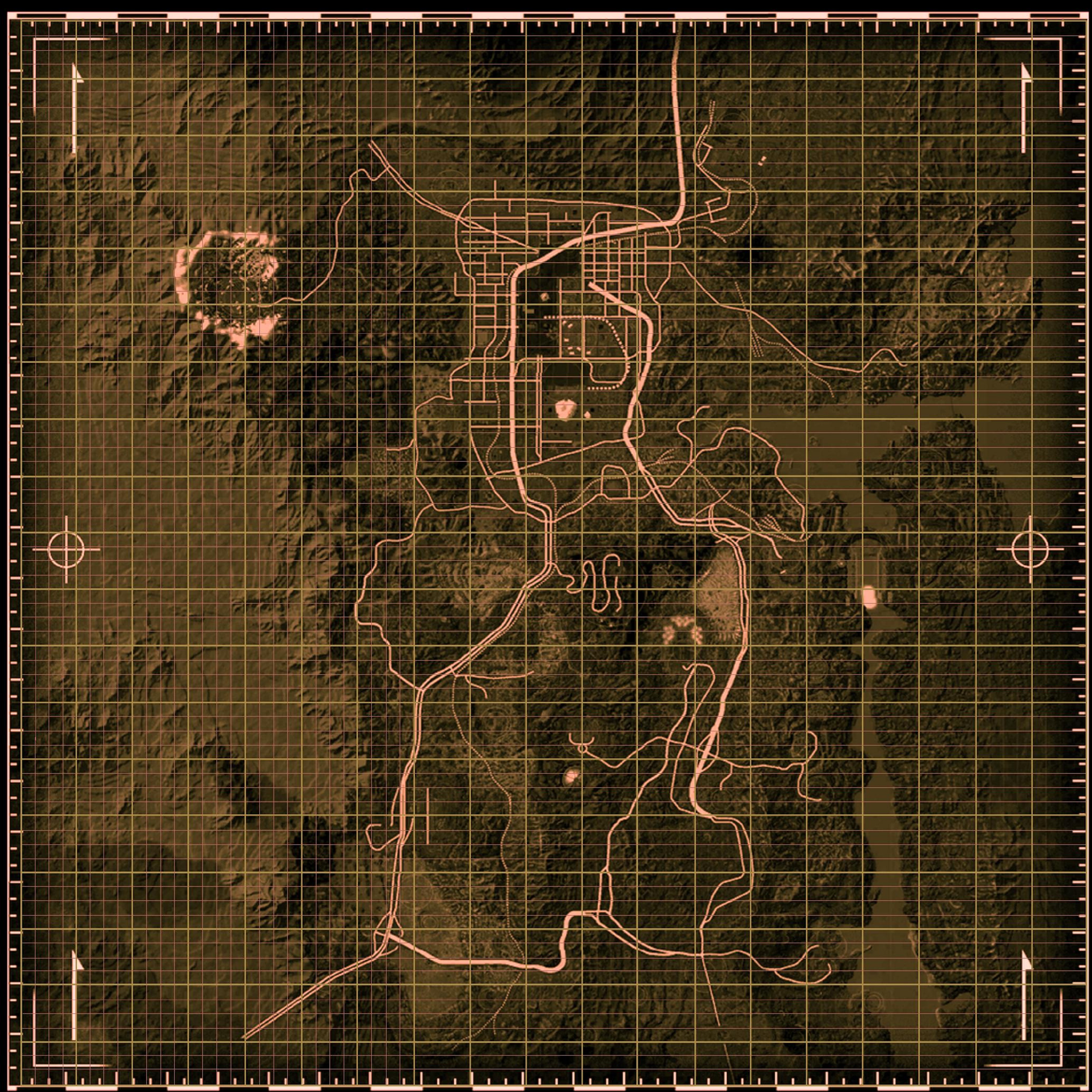 fallout new vegas locations map