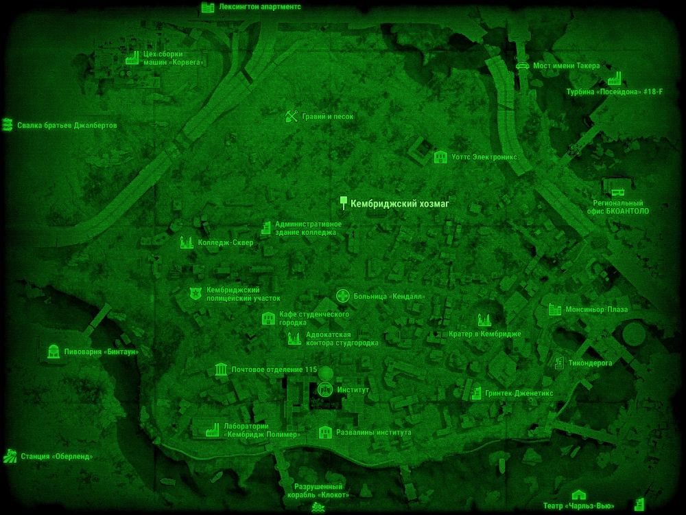 Военная электросхема fallout. Уоттс Электроникс Fallout 4 на карте. Старая Северная Церковь Fallout 4 на карте. Фоллаут 4 подземка на карте. Fallout 4 добрососедство на карте.