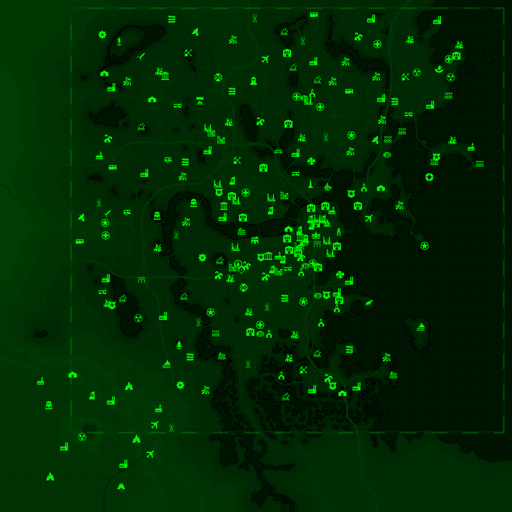 Fallout 4 Map Boston   Latest