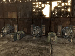 Mess hall tranq loungers