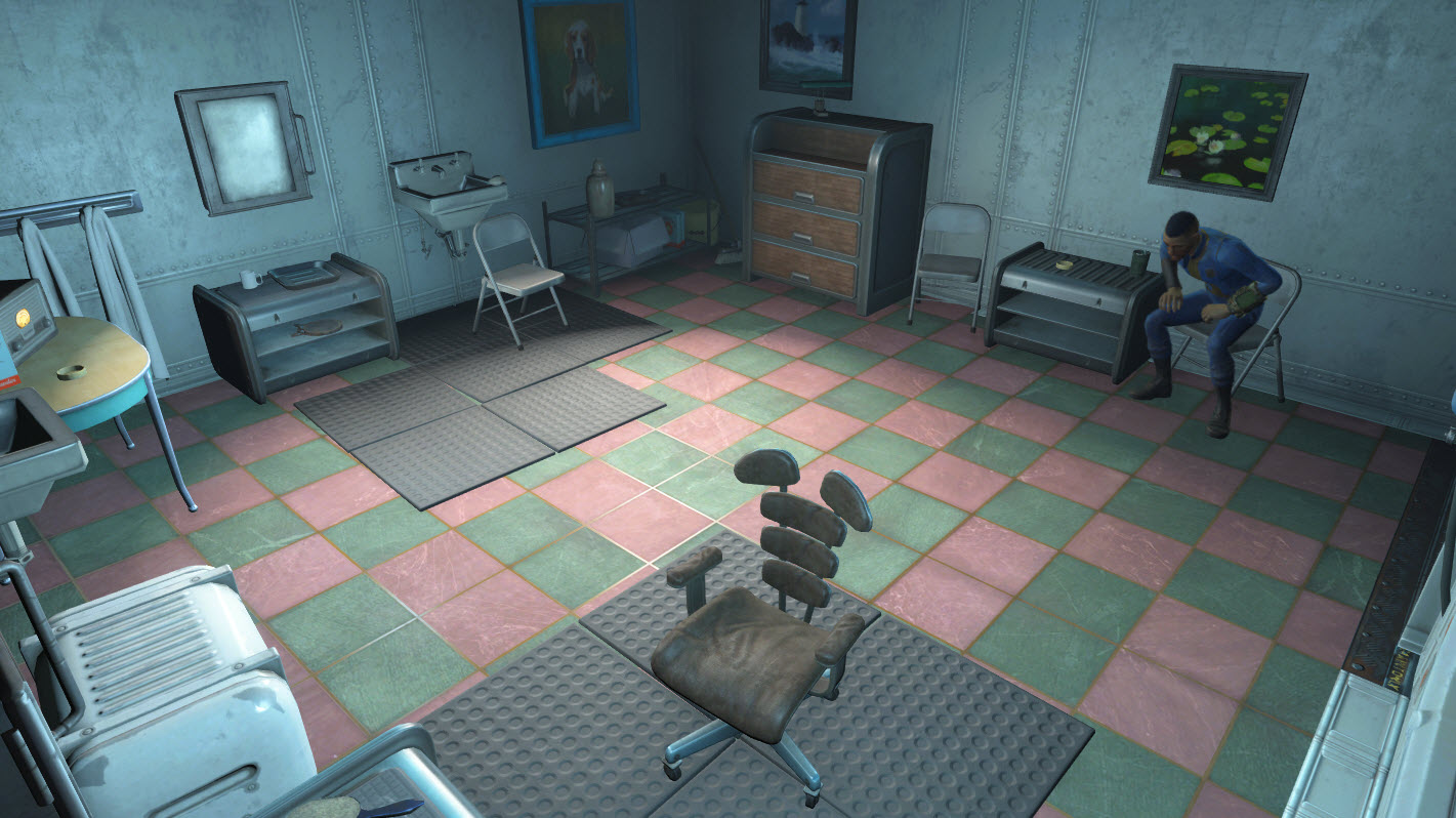 level 2 barbershop fallout shelter