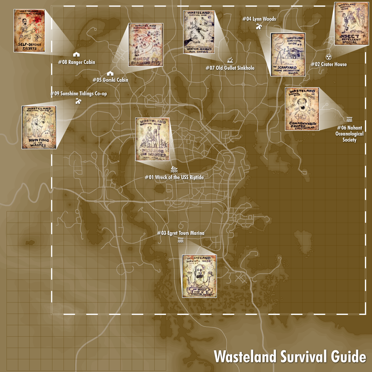 fallout shelter wasteland secret locations