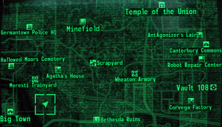 fallout 3 locations