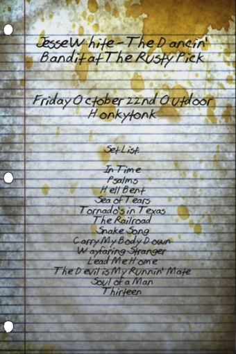 Jesse White Honkytonk Set List Fallout Wiki Fandom