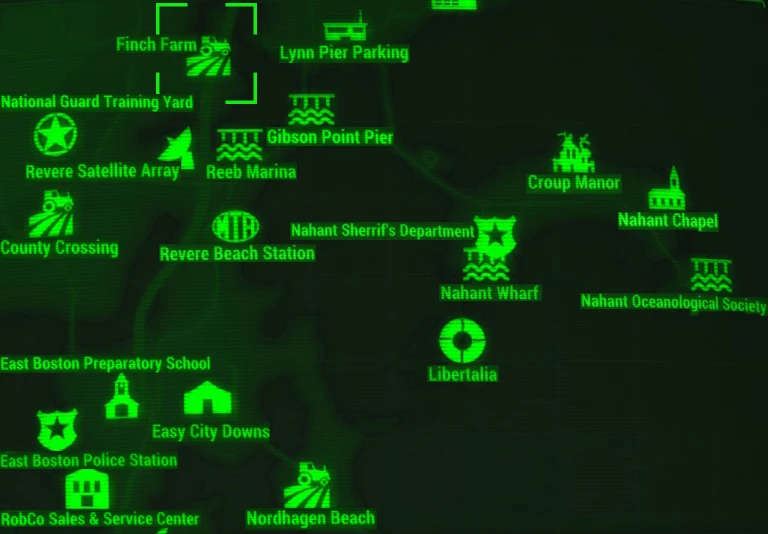 Image FO4 map Finch Farm.jpg Fallout Wiki FANDOM powered by Wikia