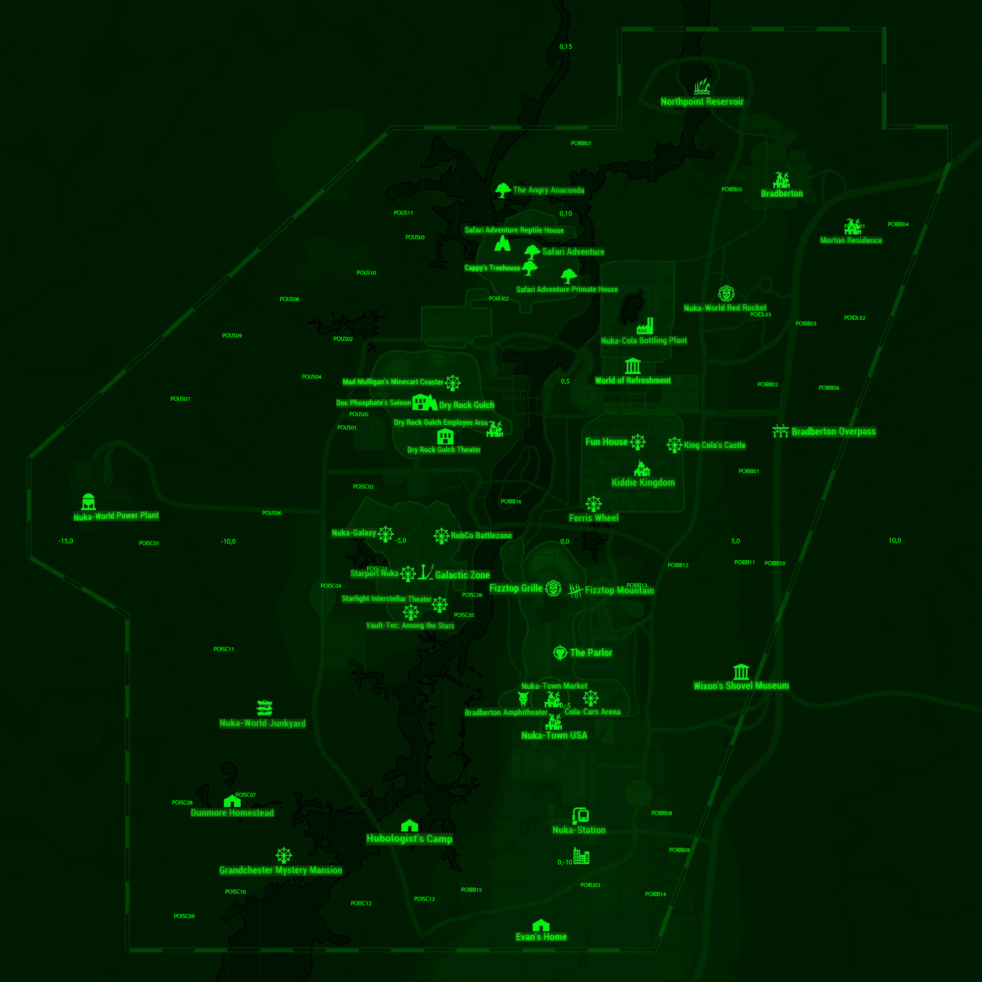 Image - PipBoy-Map-NukaWorld.png | Fallout Wiki | FANDOM powered by Wikia