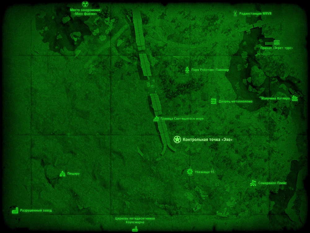 Fallout 4 Glowing Sea Map