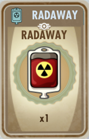 radaway recipe fallout shelter sign