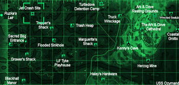 Fallout 3 map alien crash site map Fallout 3 map alien crash site map
