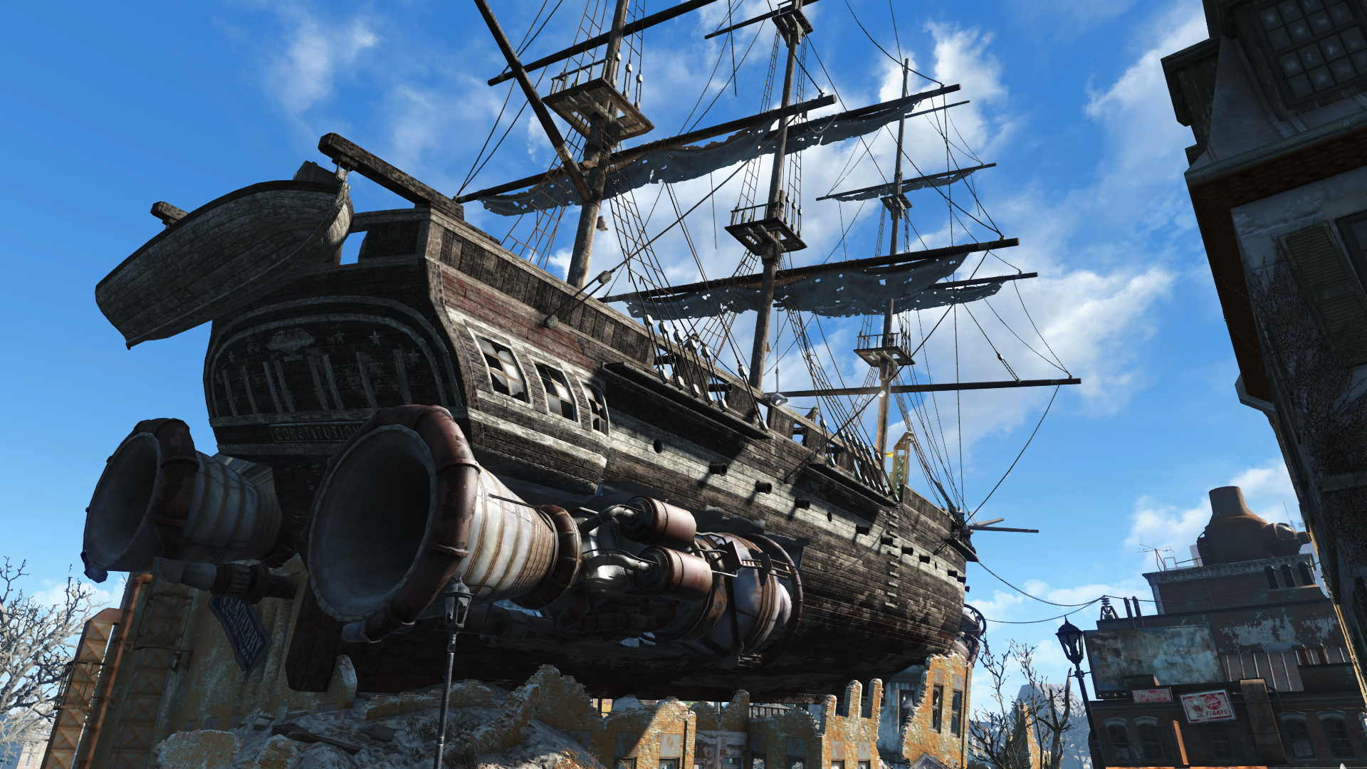 Fallout 4 Uss Constitution / Fallout 4_ USS Constitution last ride