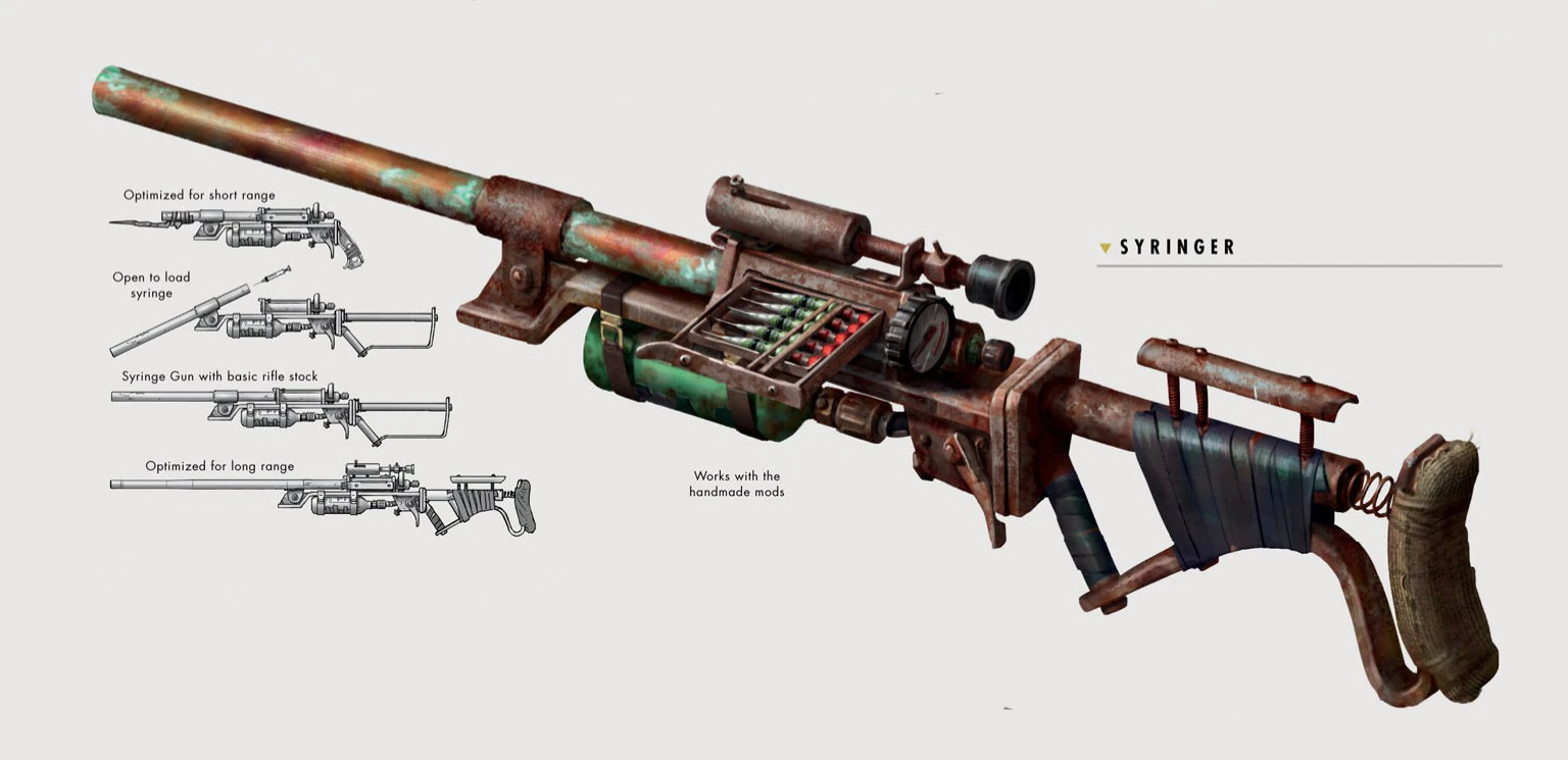 Image Art of FO4 Syringer.jpg Fallout Wiki FANDOM powered by Wikia