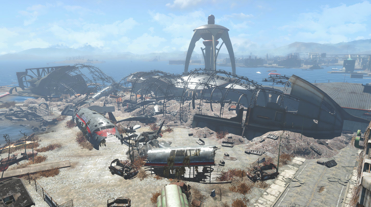 Fallout 4 братство стали дирижабль фото 25