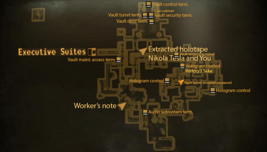 Fallout New Vegas Vault Locations Map