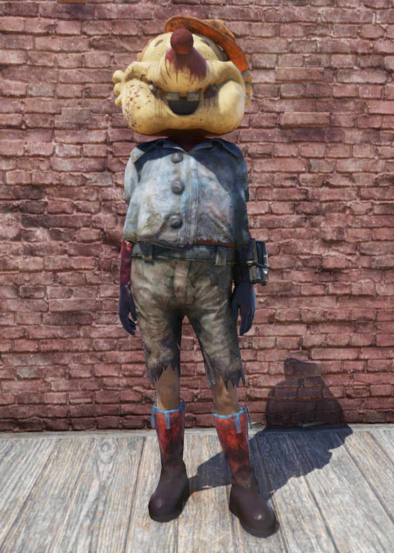 Tattered Mole Outfit Fallout Wiki Fandom