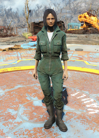 army green jumpsuit outfit