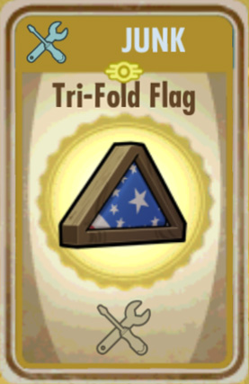 tri fold flag