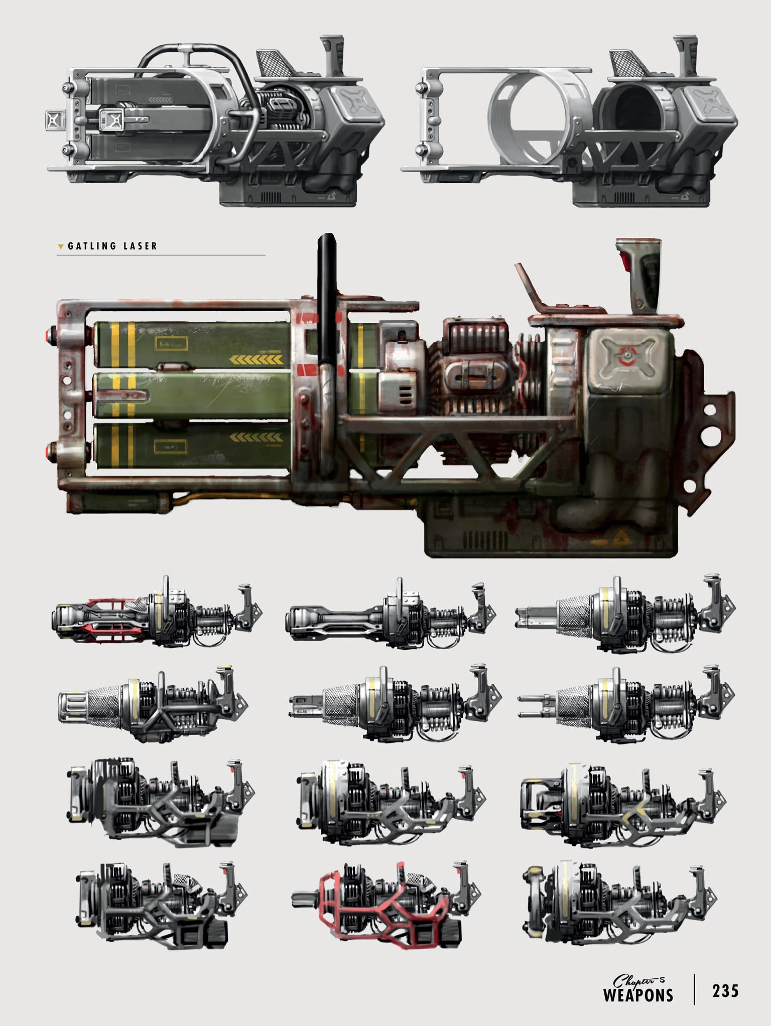 Image Art of Fo4 Gatling Laser concept art.jpg Fallout Wiki