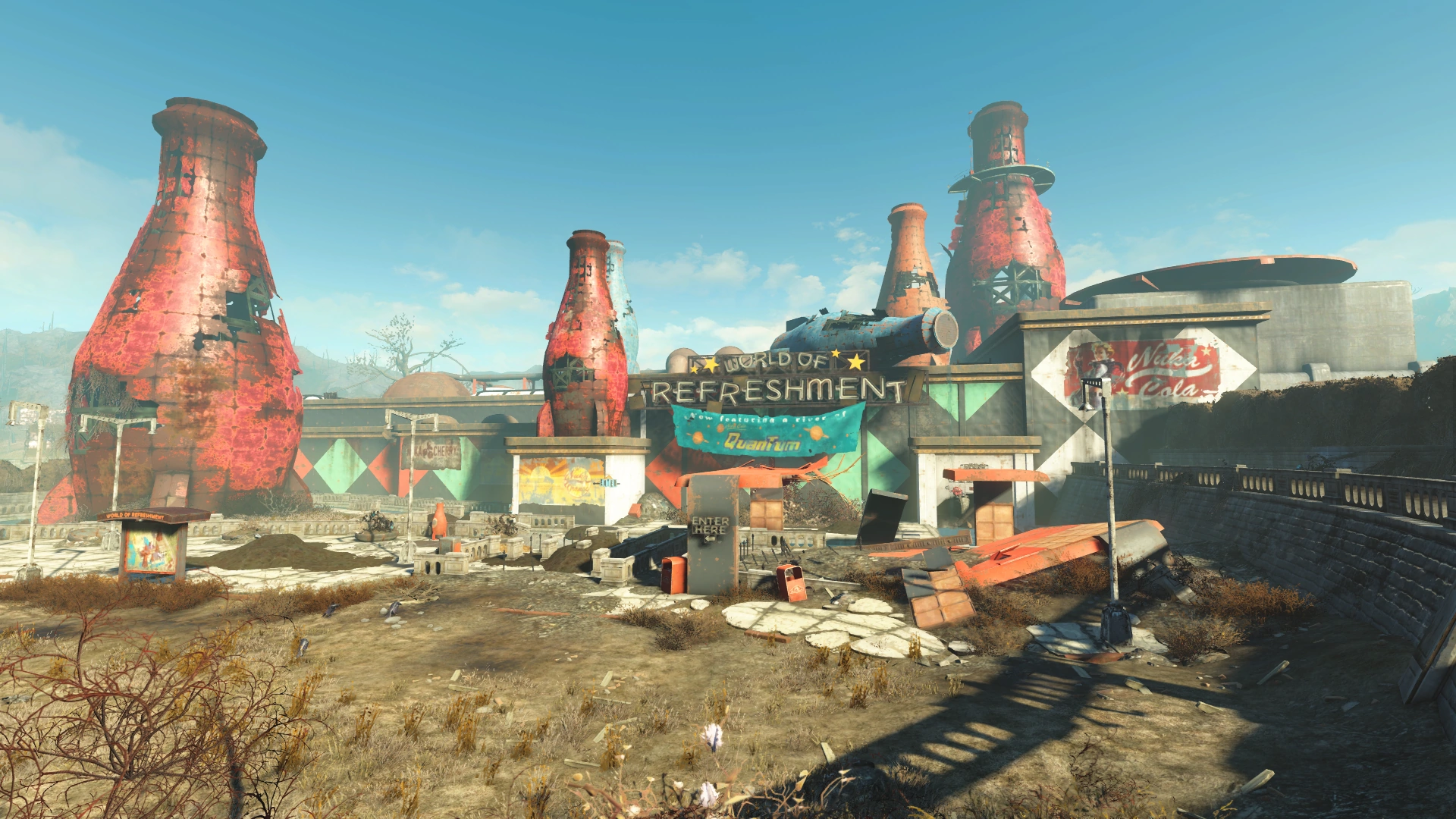 nuka cola bottling plant fallout shelter worth it