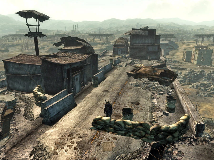 Разрушенный город фоллаут нью вегас. Fallout лос анджелес. Fallout лос анджелес. Fallout 3 new vegas город. Fallout : new vegas.