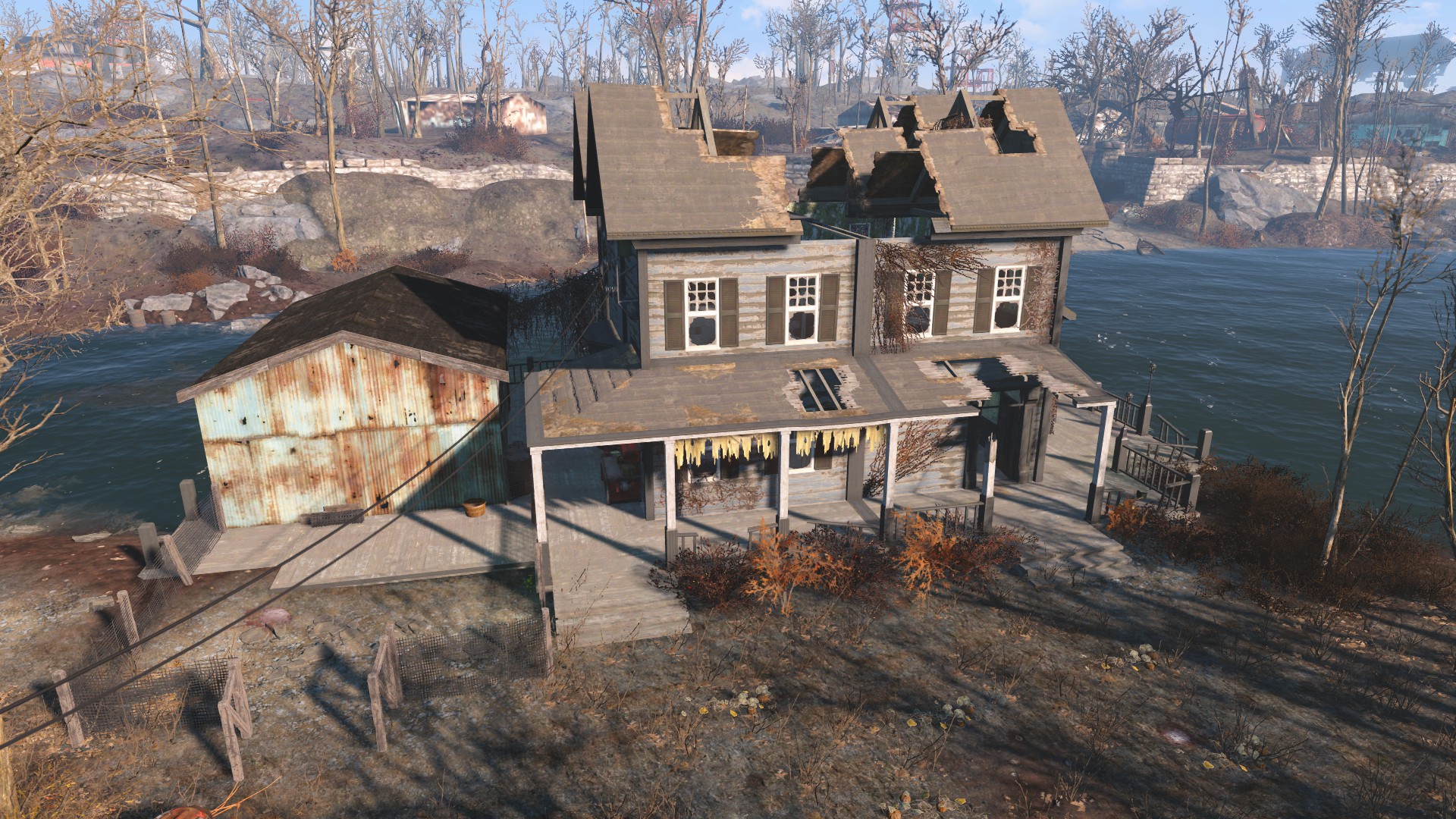 Building a house in fallout 4