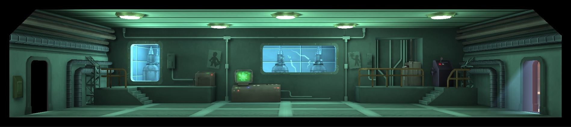 fallout shelter power room size