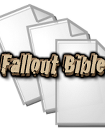 Fallout Bible 9 Fallout Wiki Fandom