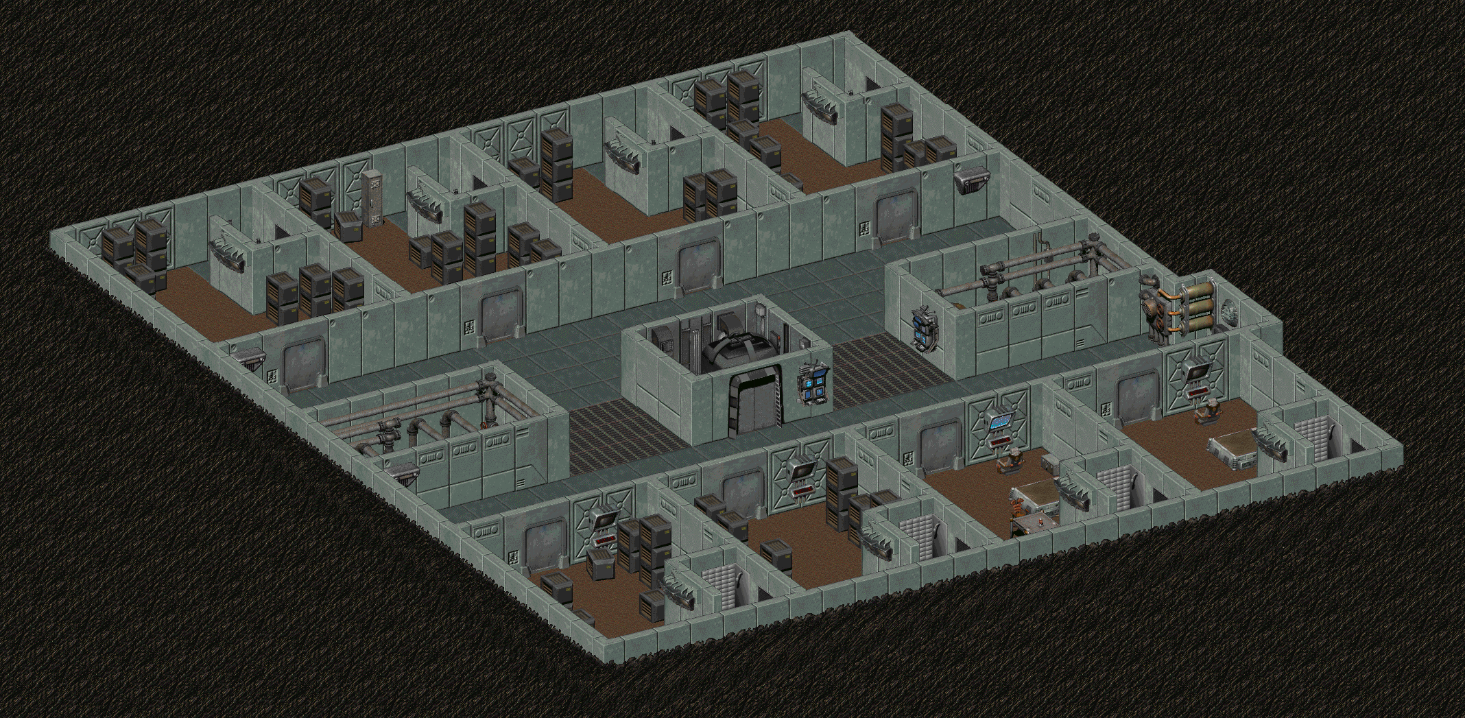 Fo2 Vault 8 Living Quarters.png