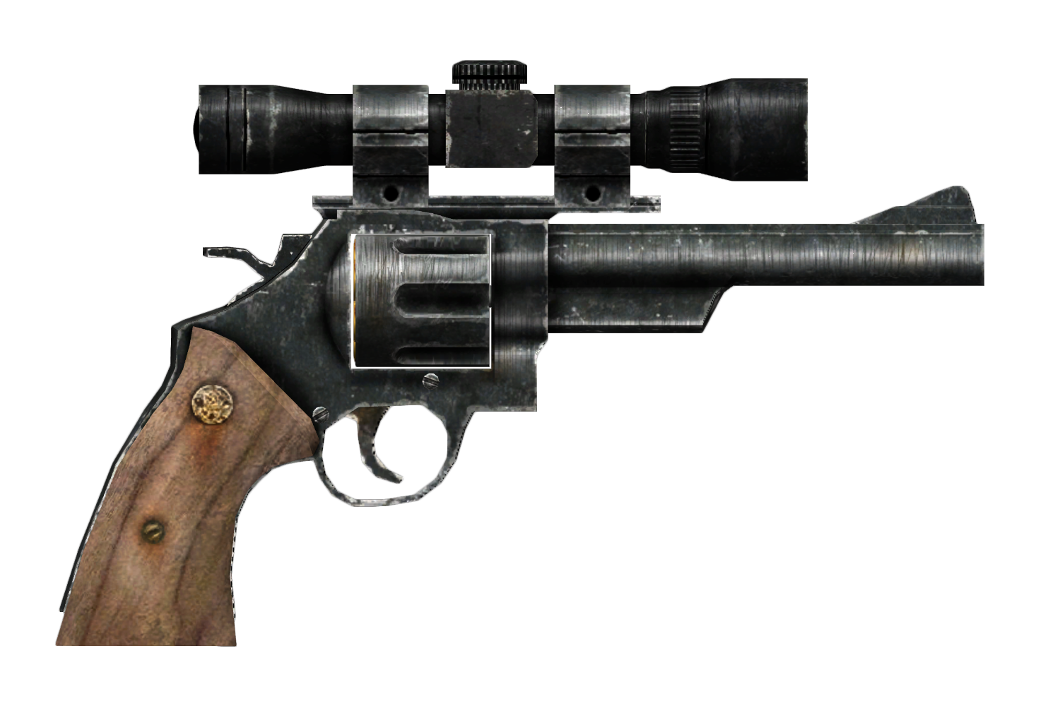 scoped 44 magnum fallout wiki fandom powered by wikia
