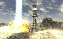FNV screenshot Helios laser