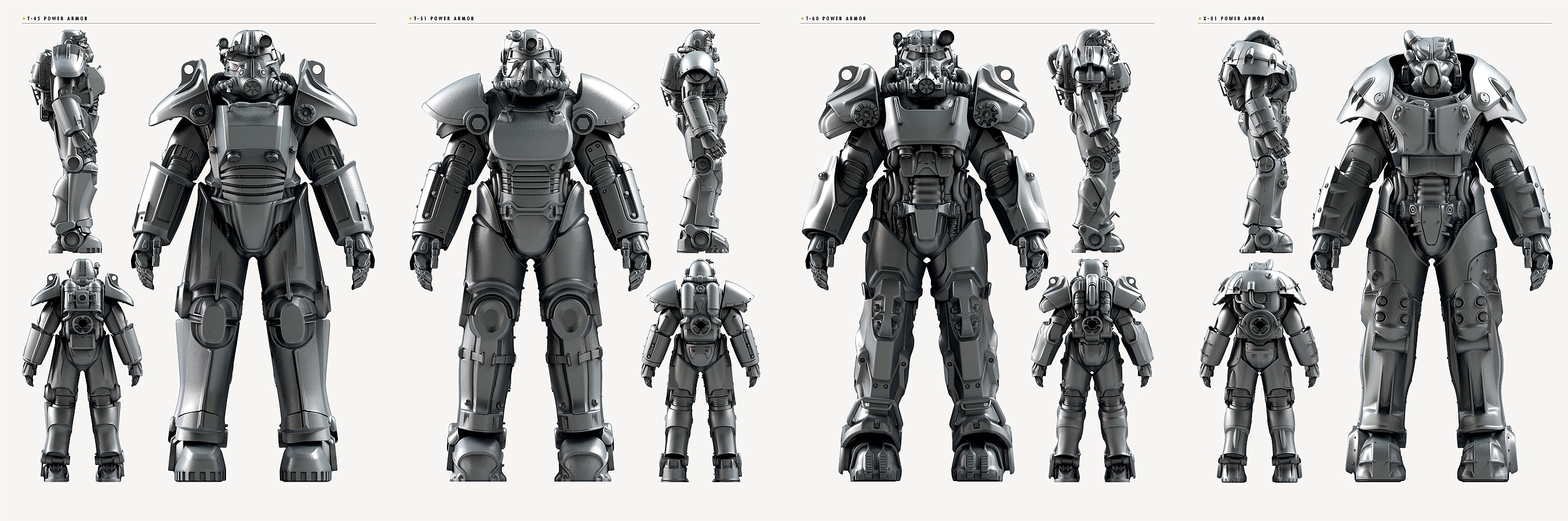 A Personal Analysis Of Fallouts Power Armor Models Rpowerarmorfans