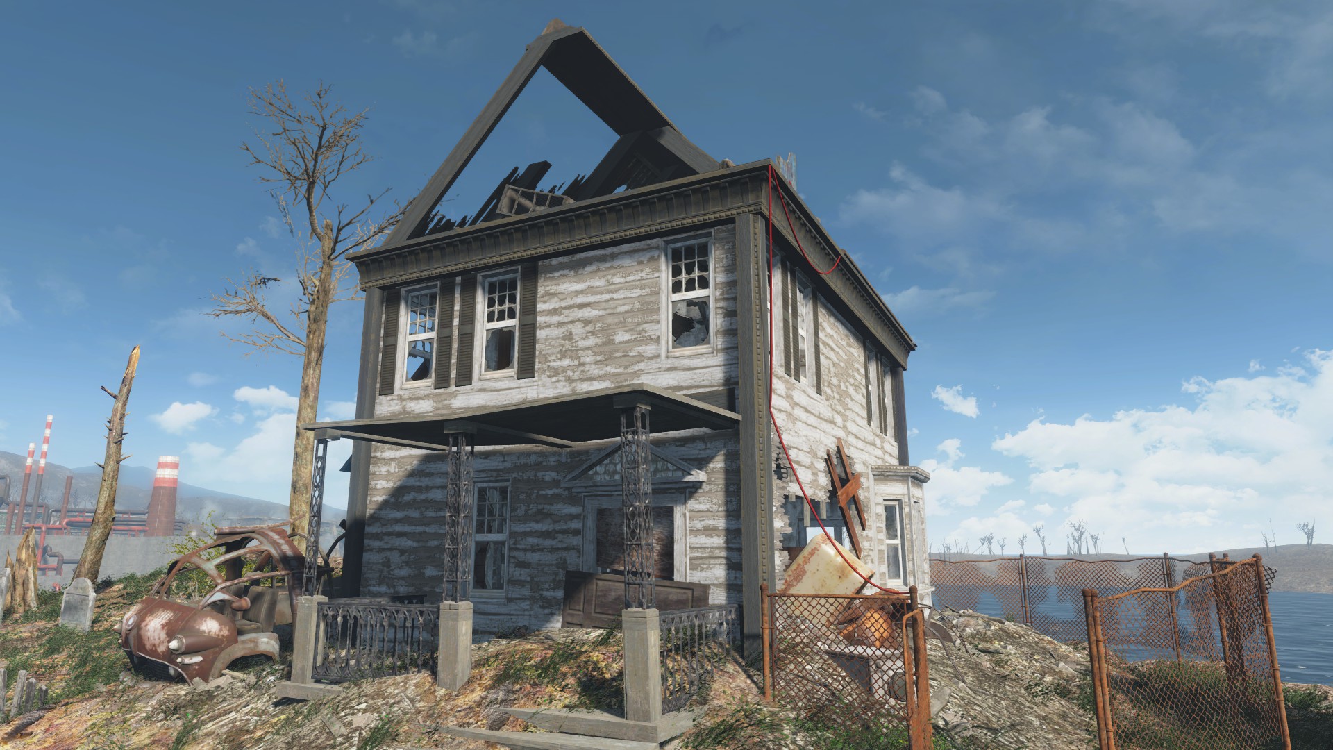Fallout 4 старый домик у пруда фото 3